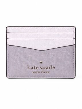 kate spade New York grey Two-Tone Card Holder